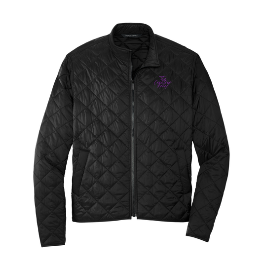 Jacket Company Logo Quilted Full-Zip Embroidered with The Creative Rebel Logo